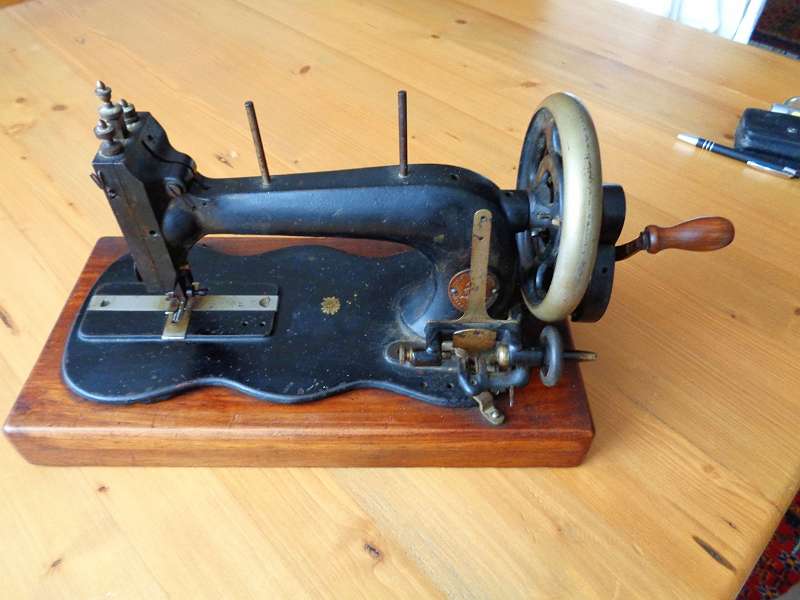 Nähmaschine, etwa 1900 - Patent Fabriksmarke Christoph Columbus