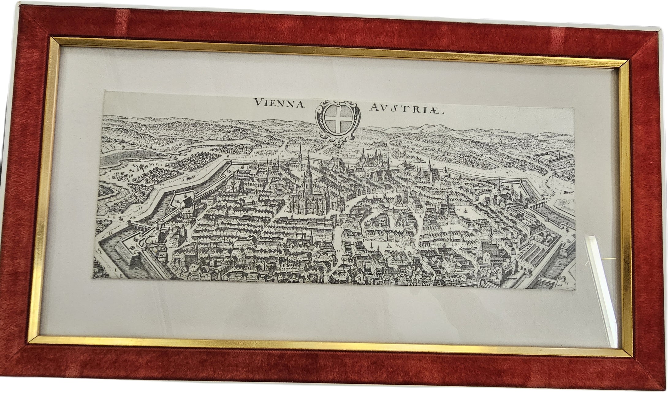 Bild Vienna Austria alte Stadtansicht von Wien