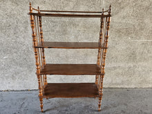 Lade das Bild in den Galerie-Viewer, Regal, dunkelbraun, 4 Fächer
