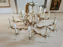 Lade das Bild in den Galerie-Viewer, Luster Bleikristall 18 flammig
