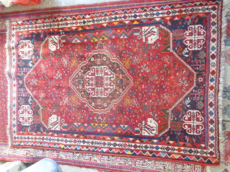 Teppich Perser rot/ balu mit Medaillon